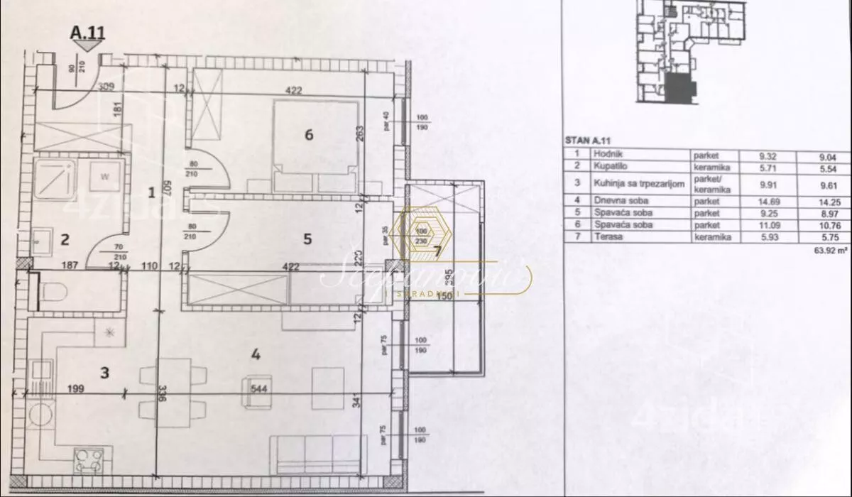Troiposoban stan | 4zida