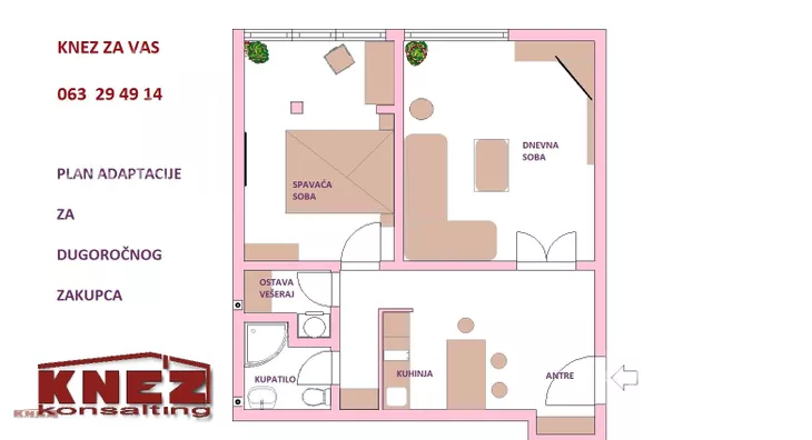 Trosoban stan | 4zida