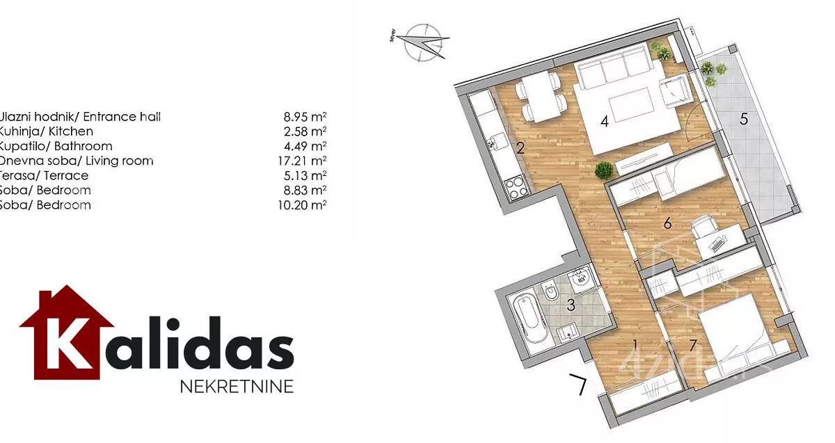 Dvoiposoban stan | 4zida