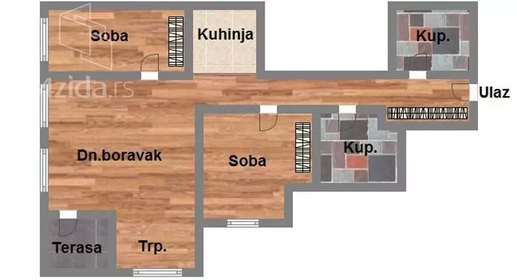Dvoiposoban stan | 4zida