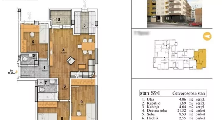 Četvorosoban stan | 4zida