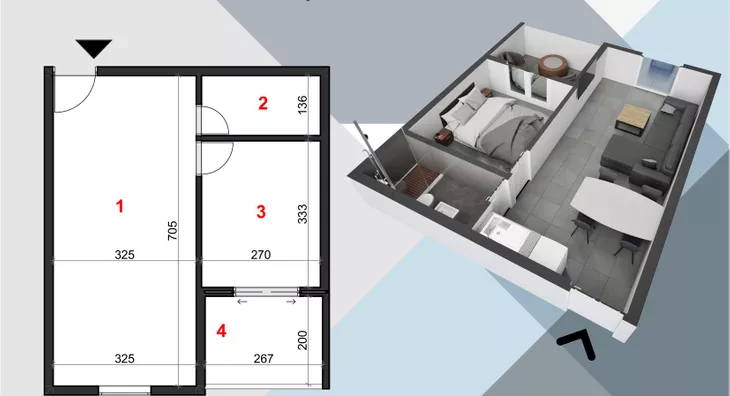 Dvosoban stan | 4zida