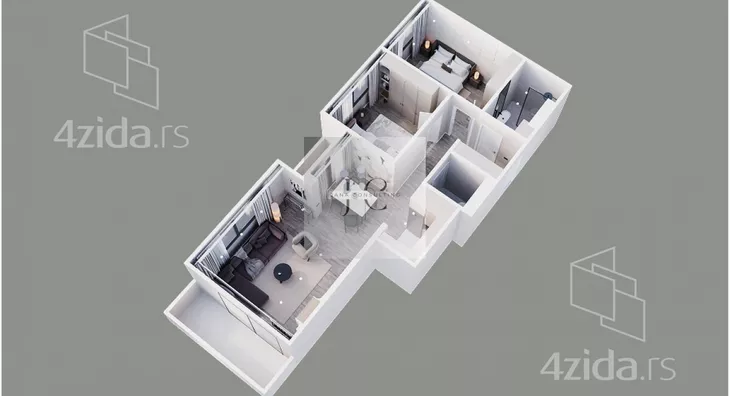 Trosoban stan | 4zida