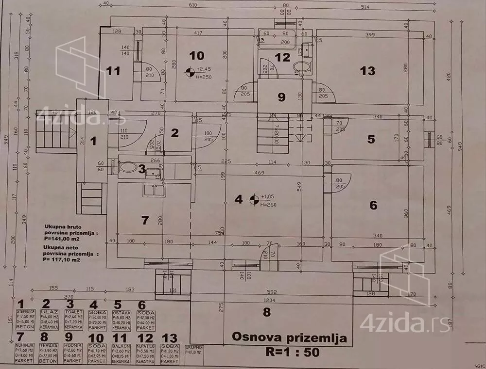 2-etažna kuća | 4zida