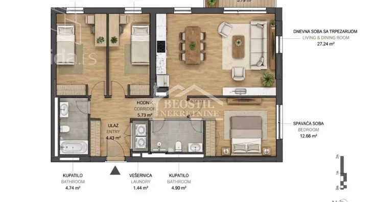 Četvorosoban stan | 4zida