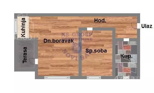 Jednoiposoban stan | 4zida