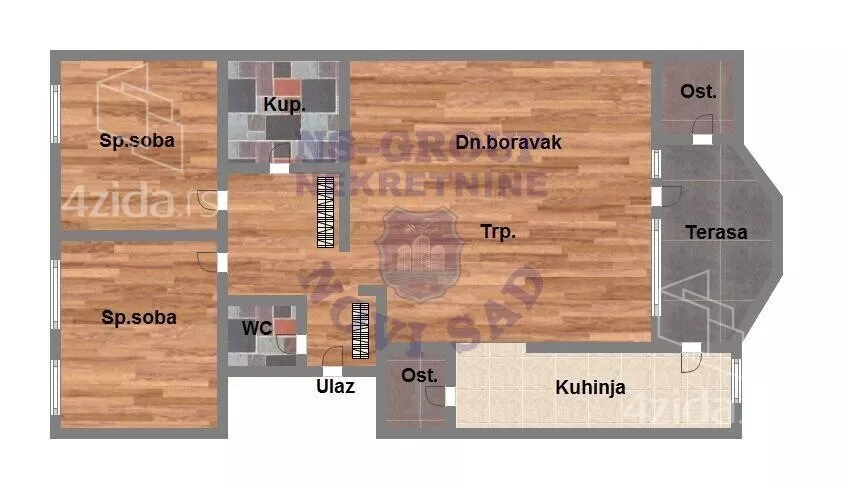 Trosoban stan | 4zida