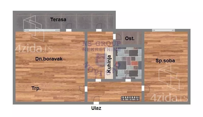 Dvosoban stan | 4zida