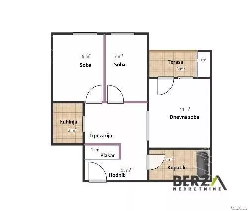 Dvoiposoban stan | 4zida