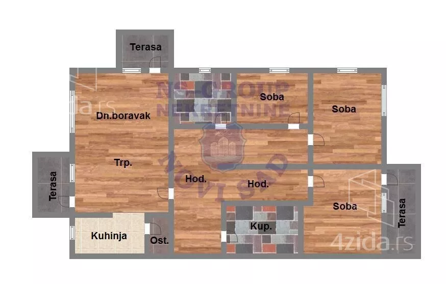 Troiposoban stan | 4zida