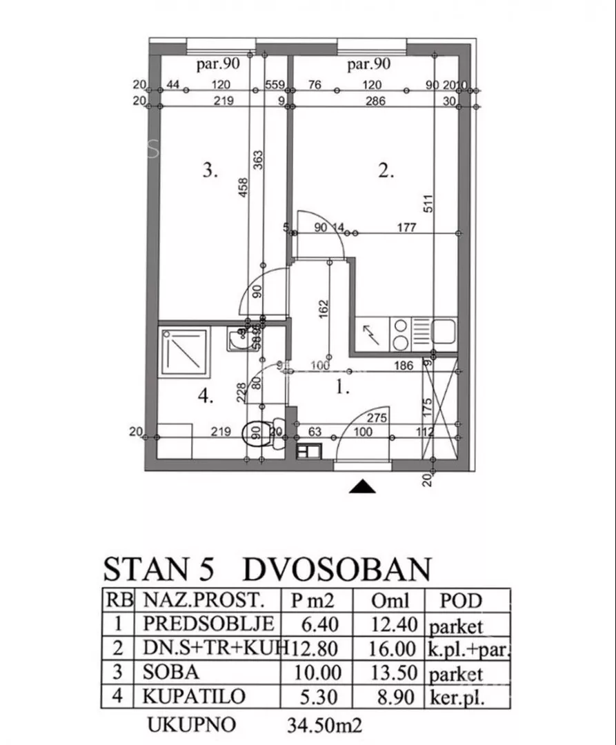 Jednosoban stan | 4zida