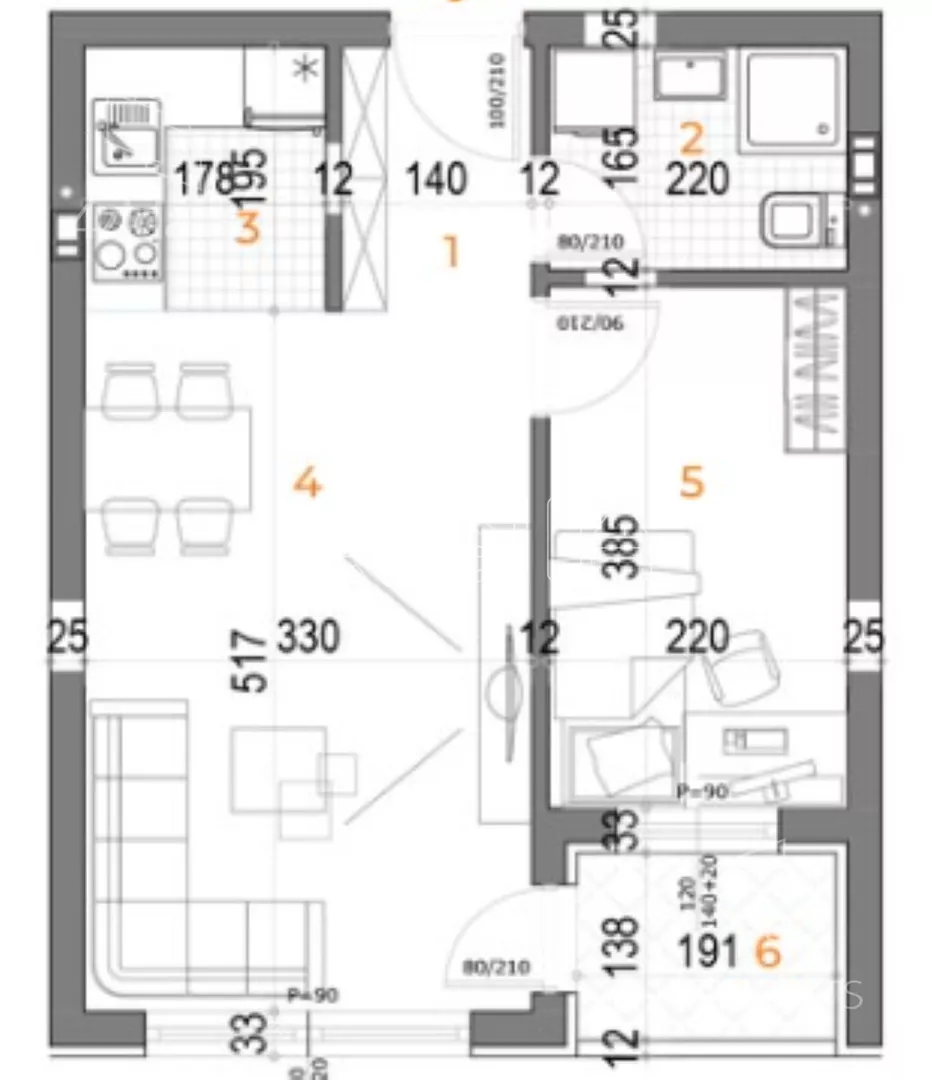 Jednoiposoban stan | 4zida