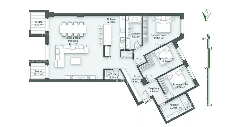 Četvorosoban stan | 4zida