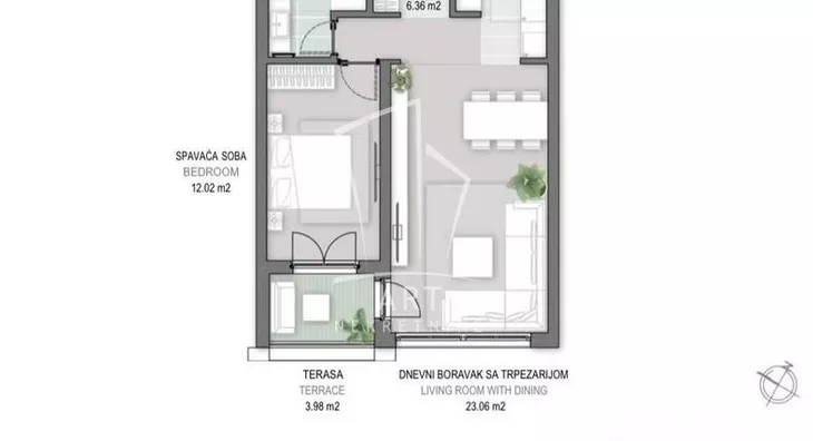 Dvosoban stan | 4zida