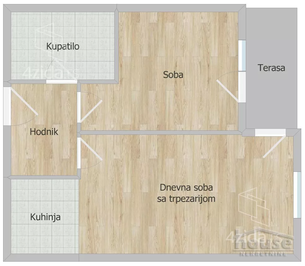 Dvosoban stan | 4zida