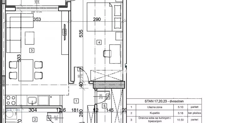 Dvosoban stan | 4zida