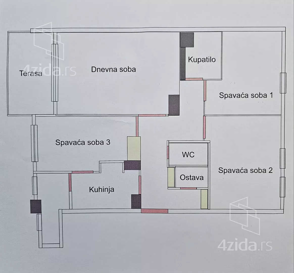 Trosoban stan | 4zida