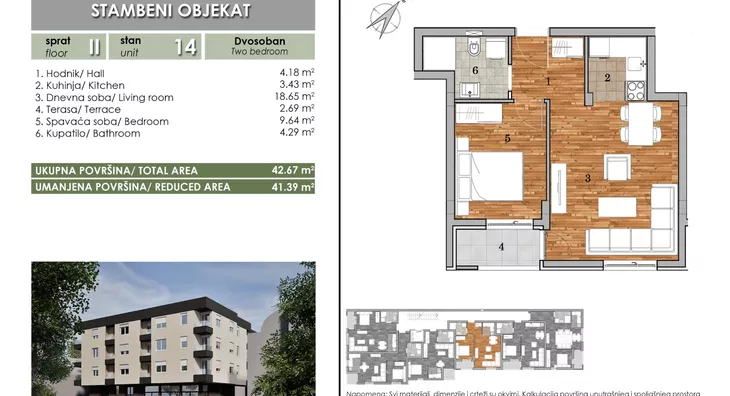 Dvosoban stan | 4zida