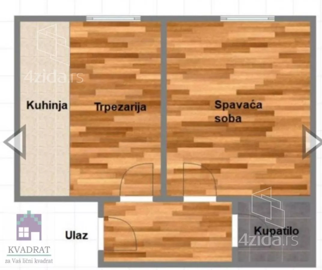 Jednosoban stan | 4zida