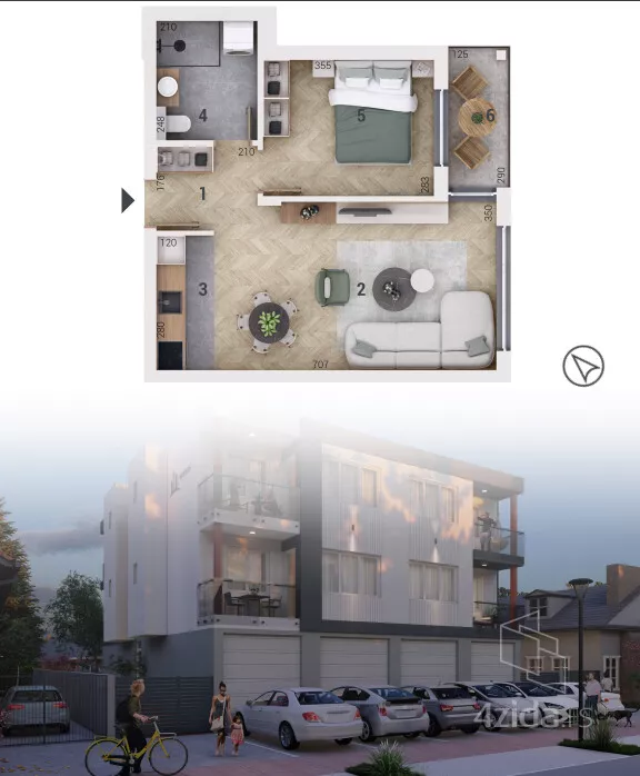 Dvosoban stan | 4zida