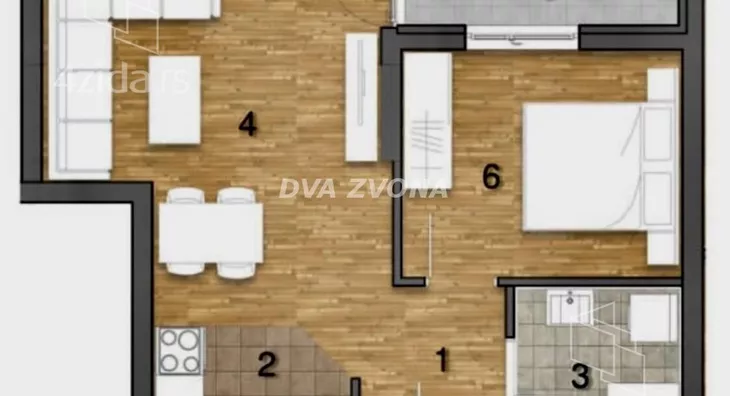 Trosoban stan | 4zida