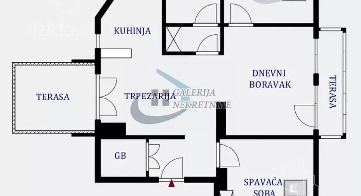 Trosoban stan | 4zida