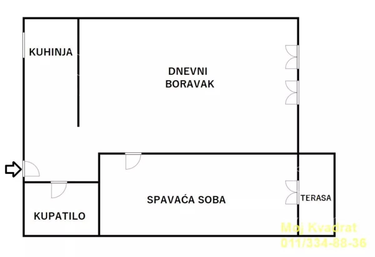 Dvosoban stan | 4zida