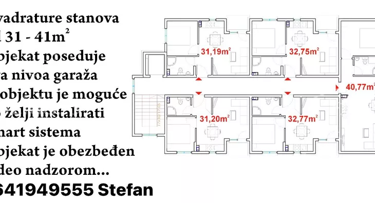 Jednoiposoban stan | 4zida