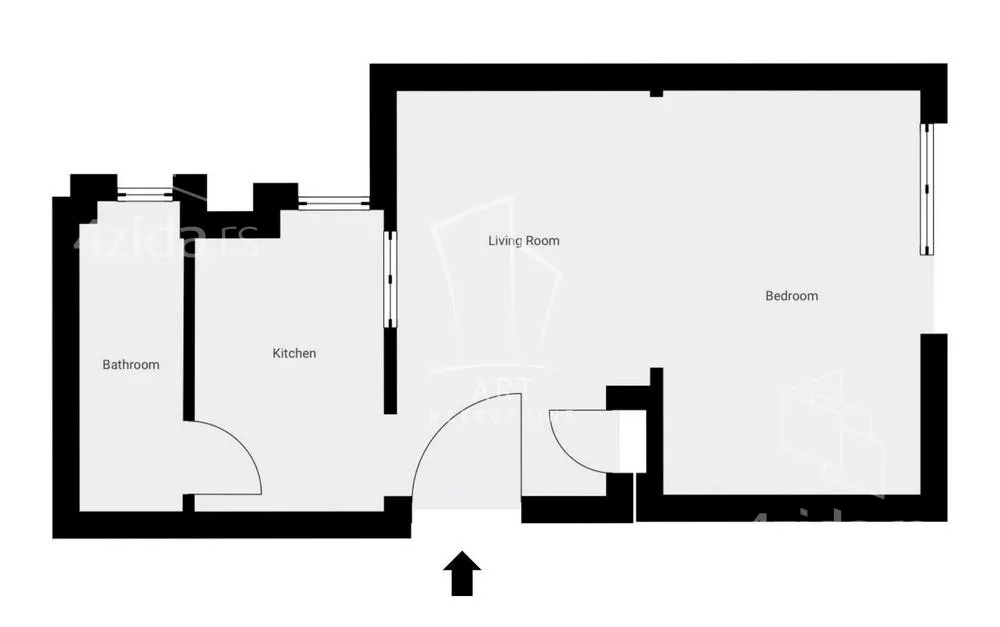 Jednosoban stan | 4zida