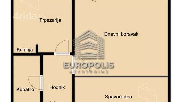 Jednosoban stan | 4zida