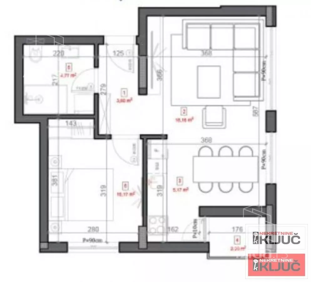 Dvosoban stan | 4zida