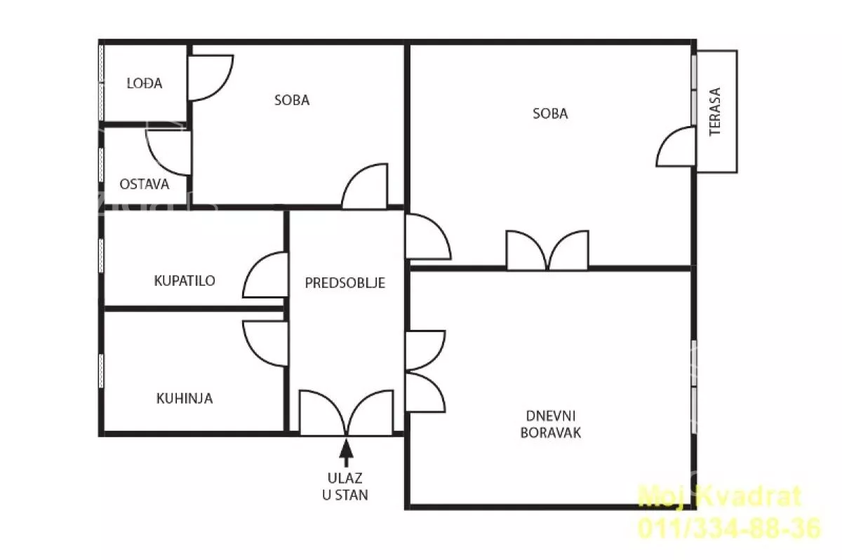 Trosoban stan | 4zida