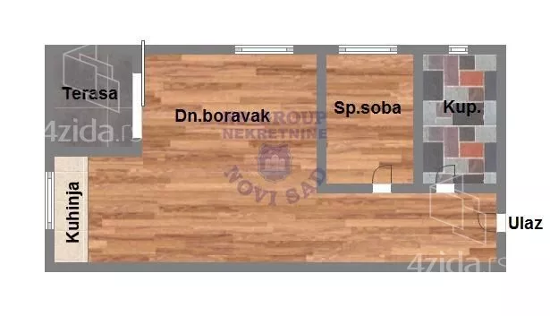 Jednoiposoban stan | 4zida