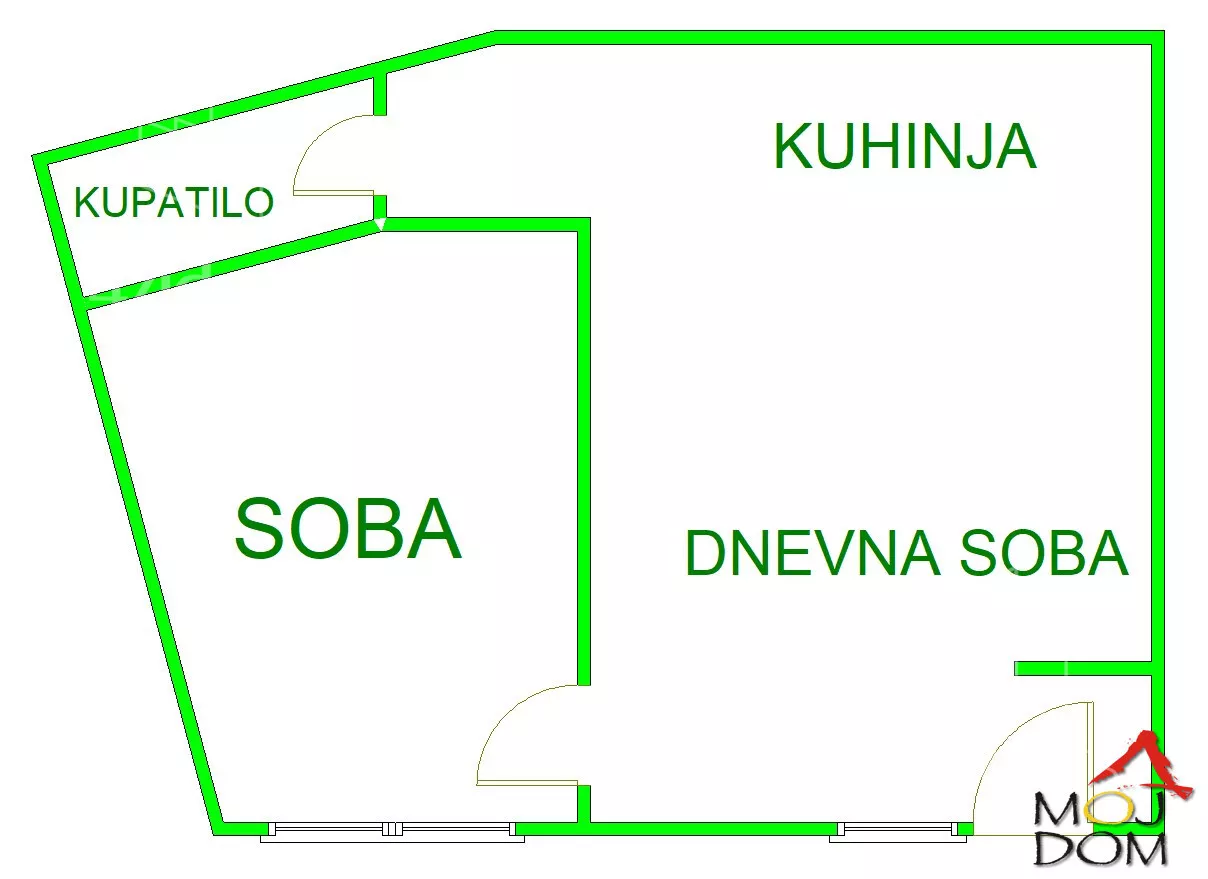 Jednoiposoban stan | 4zida