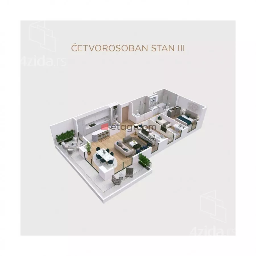 Četvorosoban stan | 4zida