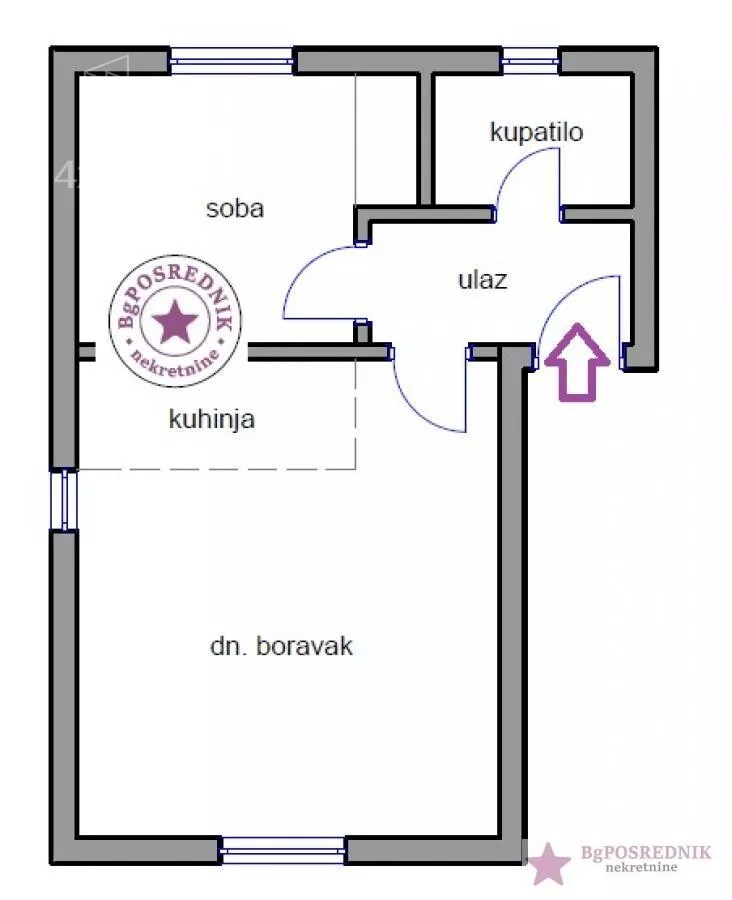 Jednoiposoban stan | 4zida