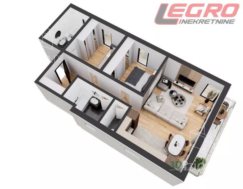 Trosoban stan | 4zida