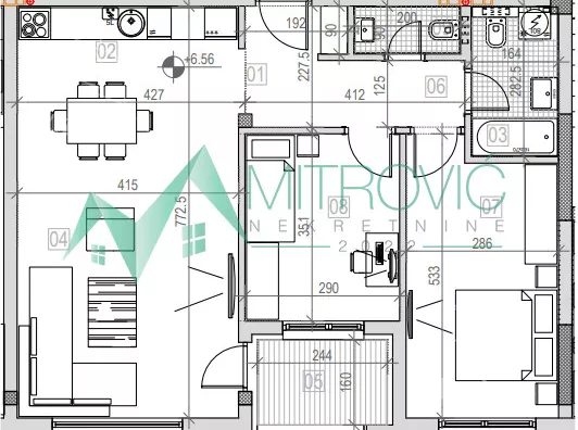 Trosoban stan | 4zida