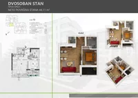 Dvosoban stan | 4zida