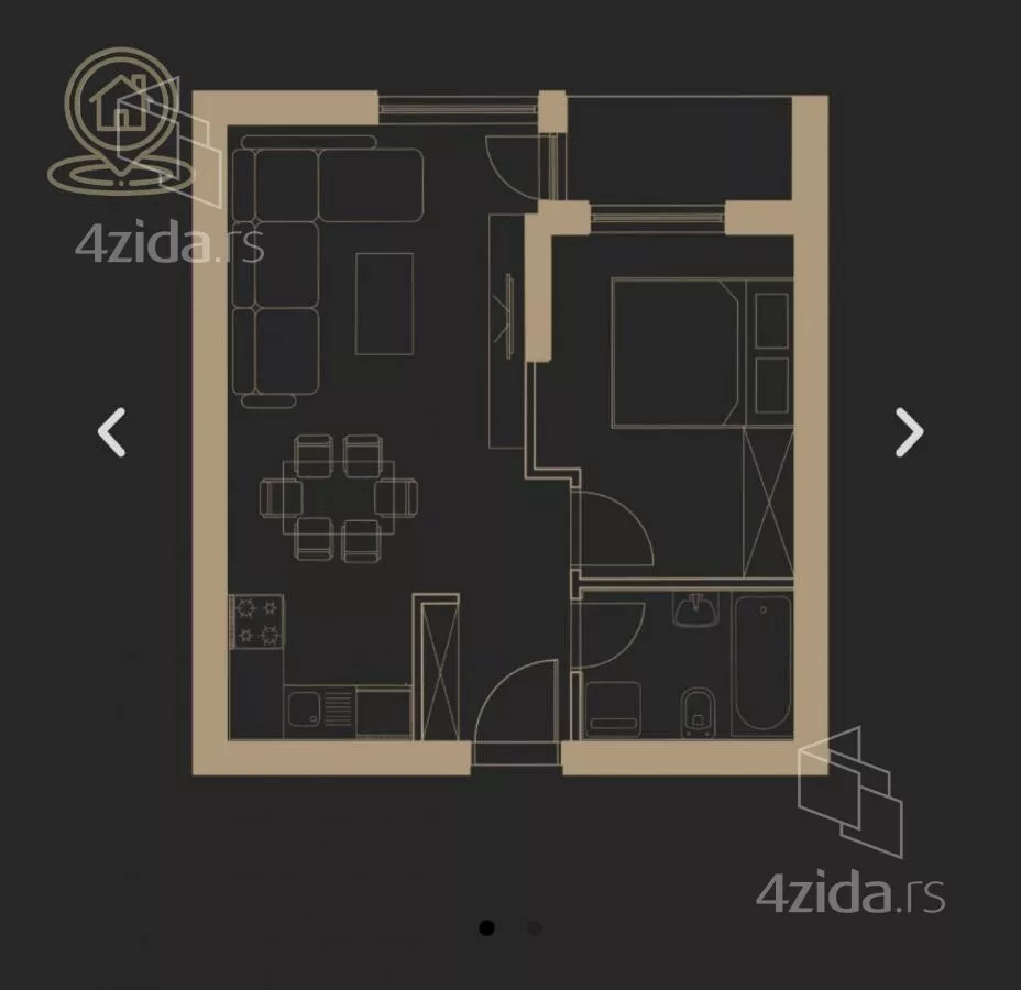 Trosoban stan | 4zida