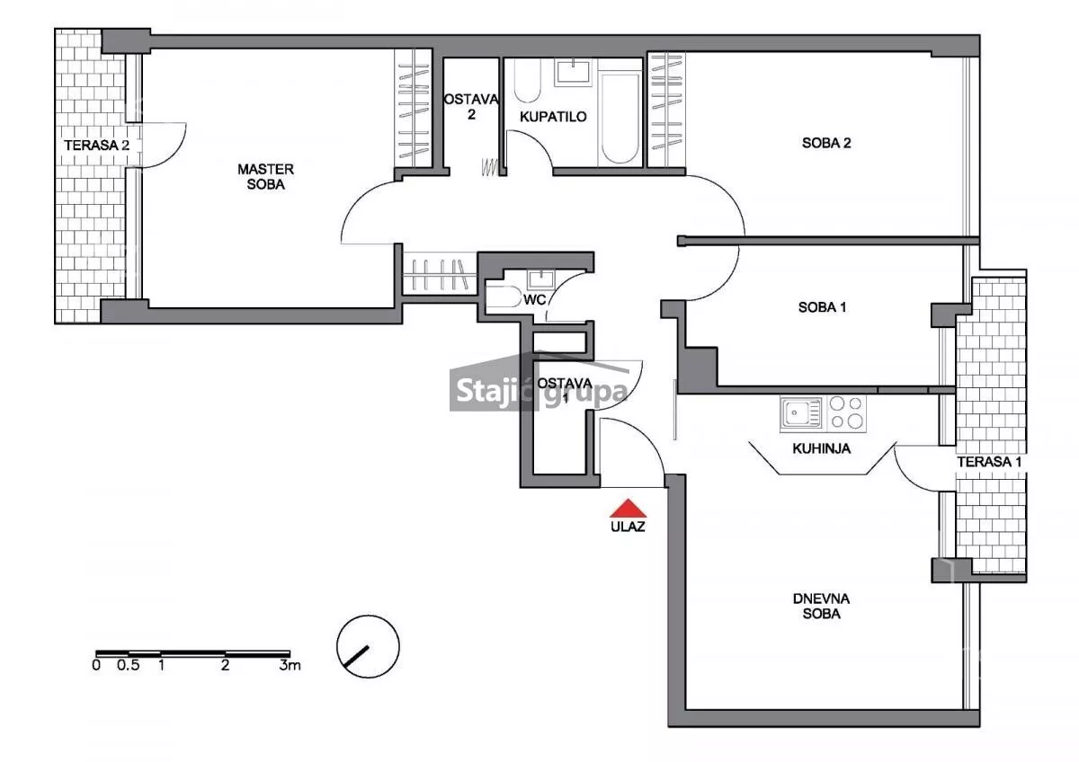 Troiposoban stan | 4zida