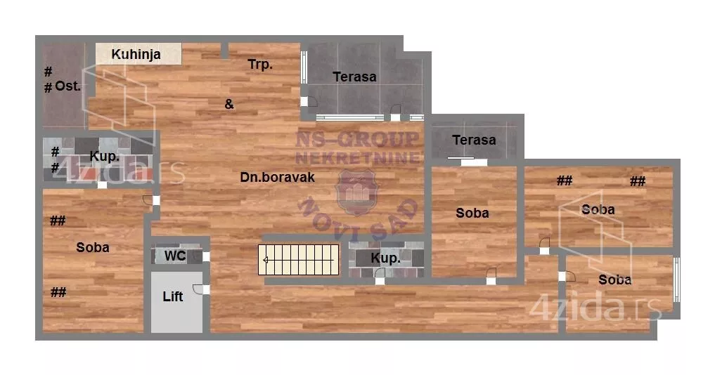 Petosoban stan | 4zida