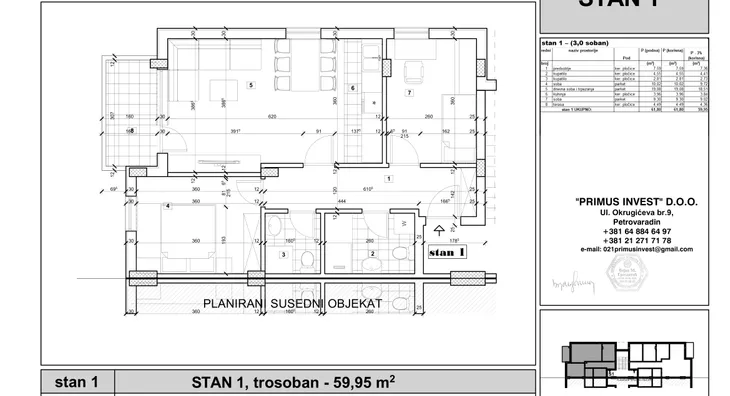Trosoban stan | 4zida