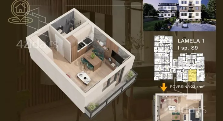 Dvosoban stan | 4zida