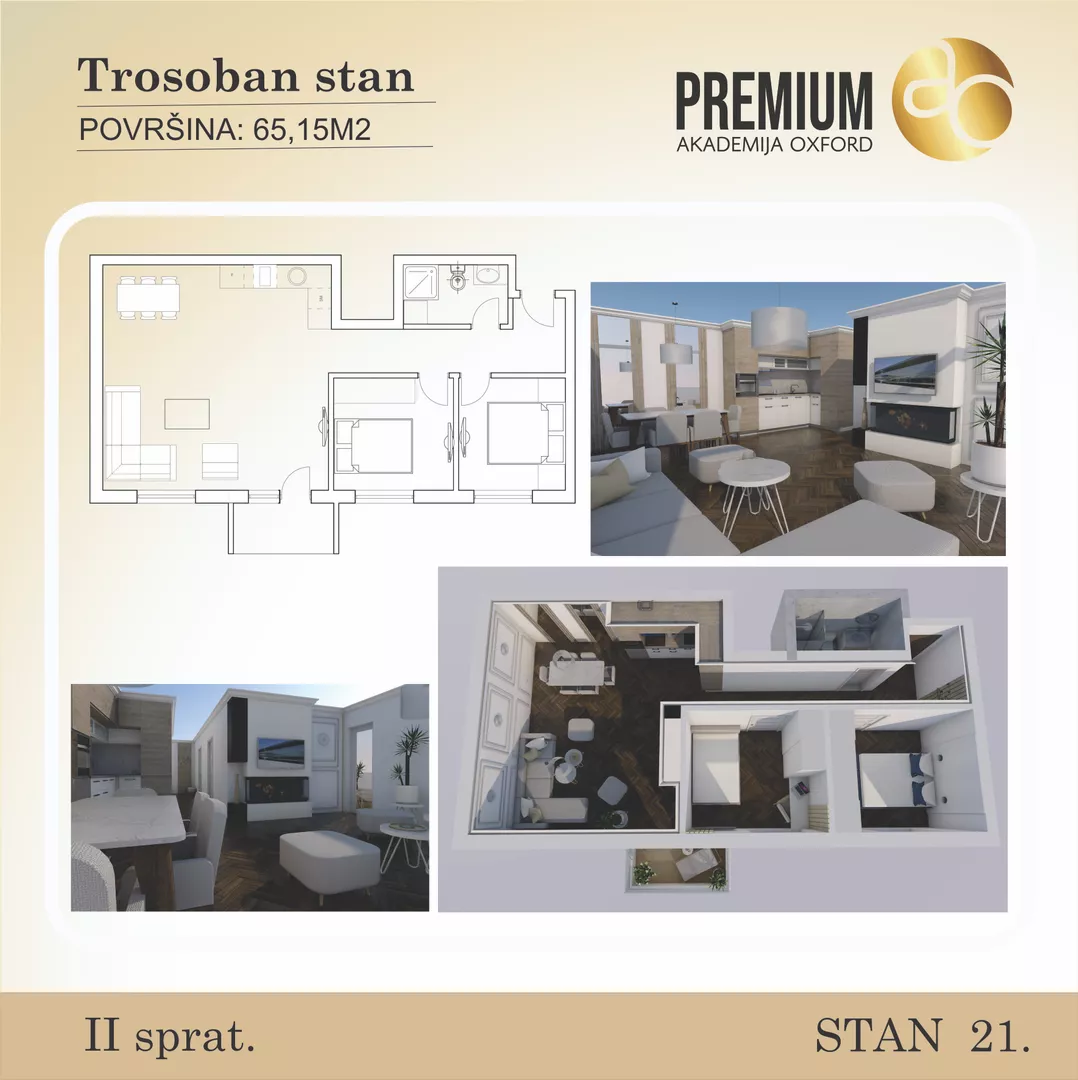 Dvoiposoban stan | 4zida