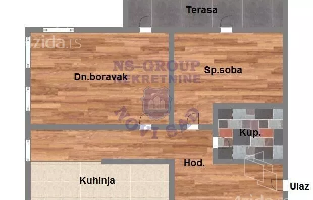 Dvosoban stan | 4zida