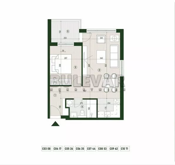 Dvosoban stan | 4zida