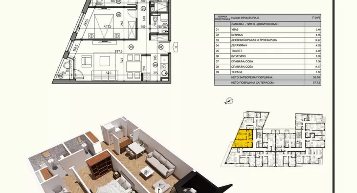 Dvoiposoban stan | 4zida