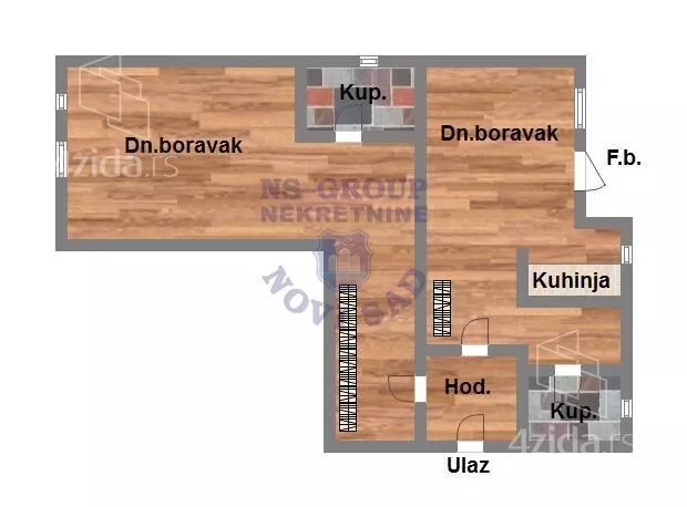 Dvosoban stan | 4zida