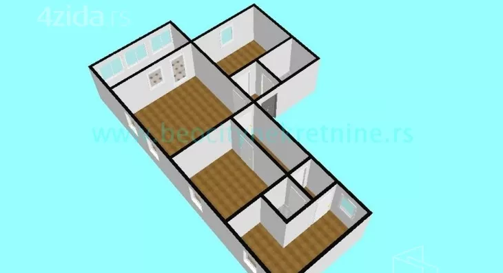 Troiposoban stan | 4zida